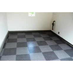 Norsk NSMPRD6BLK Raised Diamond Pattern PVC Floor Tiles, 13.95-Square Feet, Black, 6-Pack -Household Items 1be47c66 b3a2 46fb b11a 3aa77bf645da 1.b5f587c06e657e001f6d6d0d81495083 1800x1800