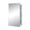Horizon 16 In. W X 26 In. H X 4-3/4 In. D Frameless Recessed Bathroom Medicine Cabinet With 1/2 In. Beveled Edge Mirror