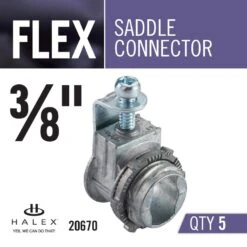 3/8 In. Flexible Metal Conduit (FMC) Saddle Connectors (5-Pack) 7 3/8 In. Flexible Metal Conduit (FMC) Saddle Connectors (5-Pack) -Household Items 1c66f052ee157b817faf6cade0537575 1800x1800