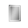 Vero 19.7 In. W X 27.5 In. H Lighted Impressions Frameless LED Wall Mirror In Aluminum