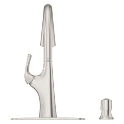 Ladera Single-Handle Pull-Down Sprayer Kitchen Faucet With Soap Dispenser In Spot Defense Stainless Steel 18 Ladera Single-Handle Pull-Down Sprayer Kitchen Faucet With Soap Dispenser In Spot Defense Stainless Steel -Household Items 21106d602682b25e79f8a38a17f4fa9c 1800x1800