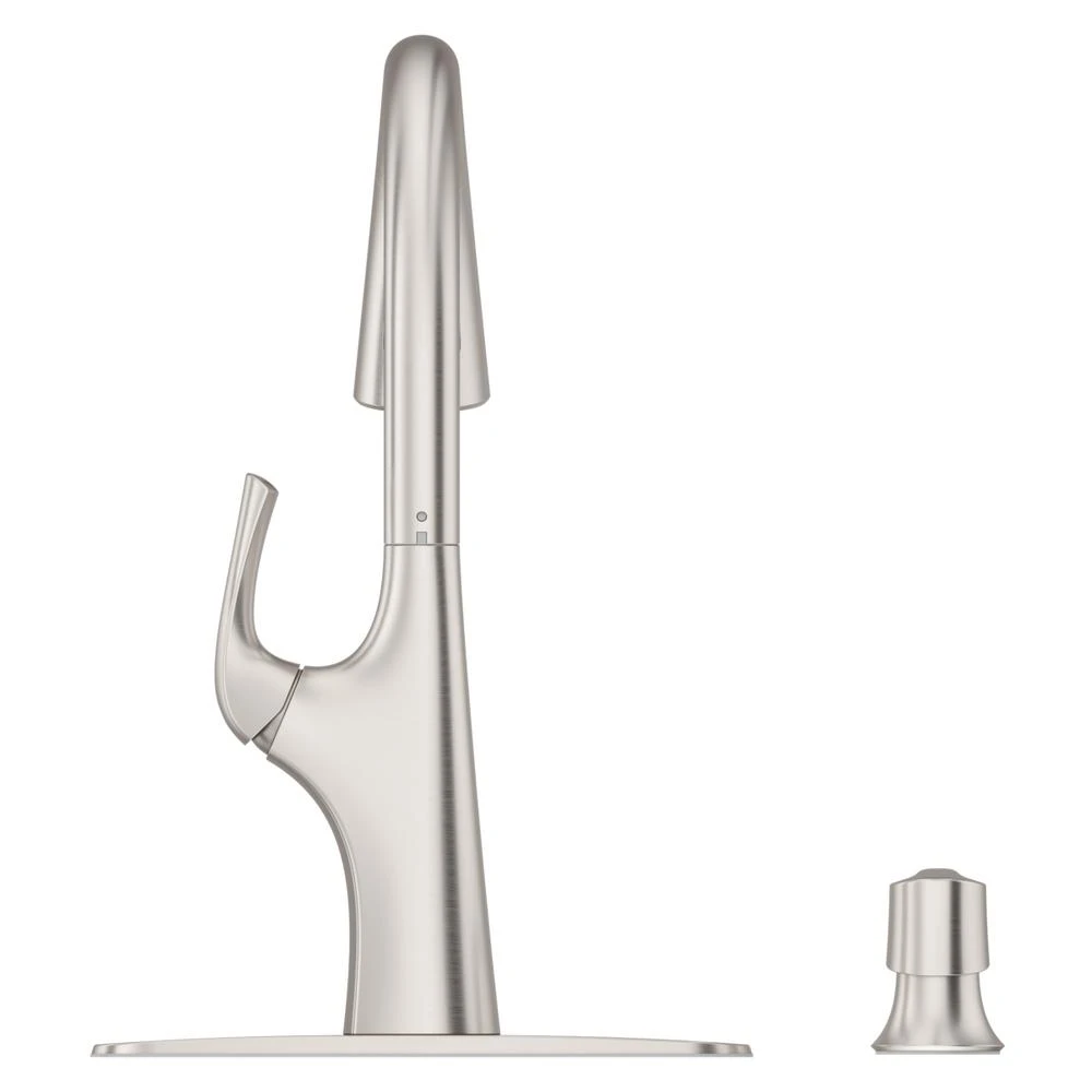 Ladera Single-Handle Pull-Down Sprayer Kitchen Faucet With Soap Dispenser In Spot Defense Stainless Steel 9 Ladera Single-Handle Pull-Down Sprayer Kitchen Faucet With Soap Dispenser In Spot Defense Stainless Steel - Image 9
