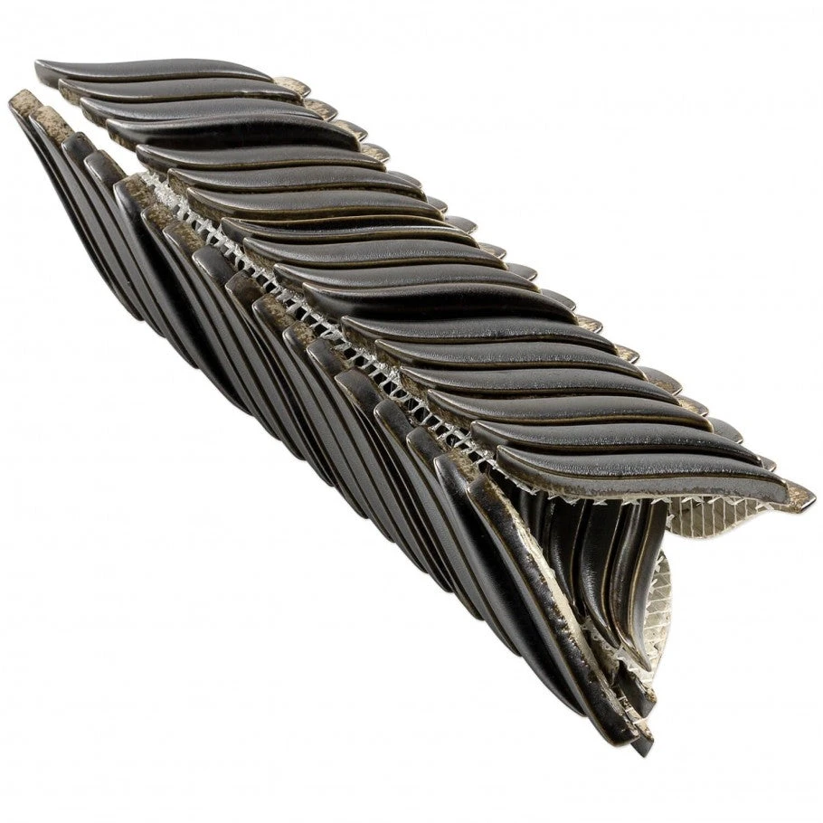 Divine Alula Gunmetal 10 In. X 12 In. Glazed Ceramic Mosaic Tile (0.85 Sq. Ft.) 6 Divine Alula Gunmetal 10 In. X 12 In. Glazed Ceramic Mosaic Tile (0.85 Sq. Ft.) - Image 6