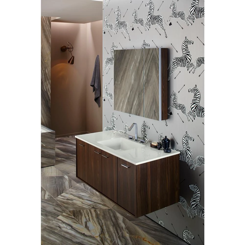 Verdera 34 In. X 30 In. Recessed Or Surface Mount Mirror Cabinet With Flat Mirror 2 Verdera 34 In. X 30 In. Recessed Or Surface Mount Mirror Cabinet With Flat Mirror - Image 2