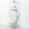 Zenna Home® 24"W X 68"H White Over-the-Toilet Storage Shelves
