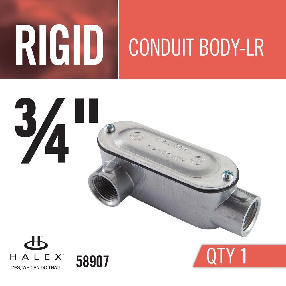 3/4 In. Rigid Type-LR Threaded Conduit Body 4 3/4 In. Rigid Type-LR Threaded Conduit Body - Image 4