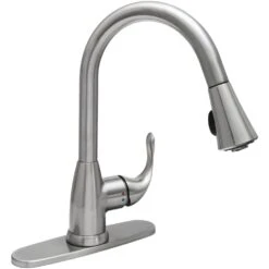 Market Single-Handle Pull-Down Sprayer Kitchen Faucet In Chrome -Household Items 2802dd521957afc62268c4503952fd55 1800x1800