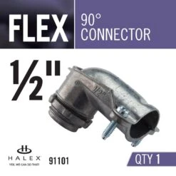 1/2 In. 90-Degree Flexible Metal Conduit (FMC) Connector -Household Items 291dc7f9332210e5c494665b6e49c285 1800x1800