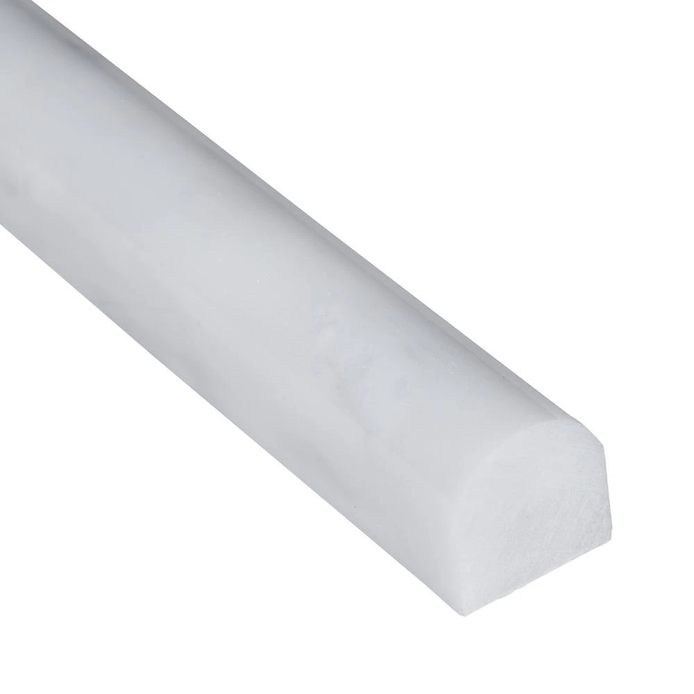 MSI Greecian White Pencil Molding 3/4 In. X 12 In. Polished Marble Wall Tile (1 Lin. Ft.) 4 MSI Greecian White Pencil Molding 3/4 In. X 12 In. Polished Marble Wall Tile (1 Lin. Ft.) - Image 4