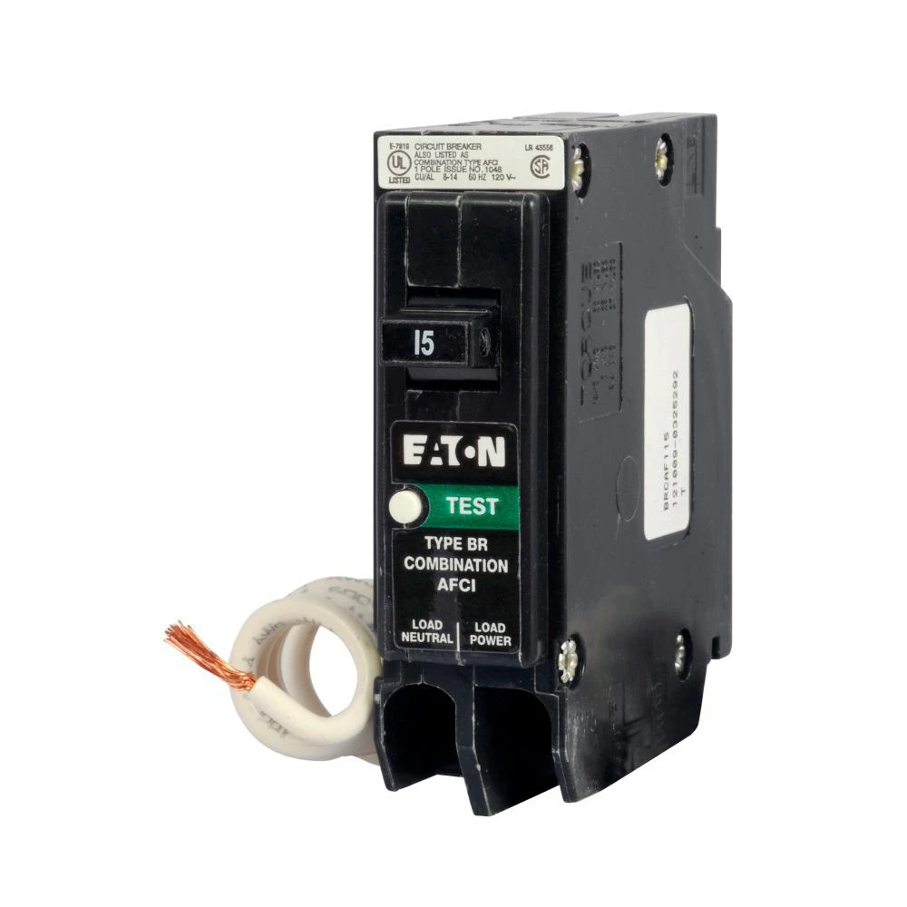 BR 15 Amp Single-Pole Combination Arc Fault Circuit Breaker 2 BR 15 Amp Single-Pole Combination Arc Fault Circuit Breaker - Image 2