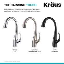 Spot Free Ansel Single-Handle Pull-Down Sprayer Kitchen Faucet In All-Brite Stainless Steel -Household Items 2cfed307939e24e38bde5700b20b4bcd 1800x1800