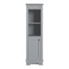 MagickWoods Windermere 17"W X 18"D X 60"H Cloud Gray Linen Cabinet
