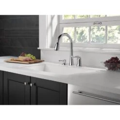Kate Single-Handle Pull-Down Sprayer Kitchen Faucet With MagnaTite Docking And Soap Dispenser In Chrome -Household Items 320eb93c19fa53517f6f6e2a96ed31c1 1800x1800