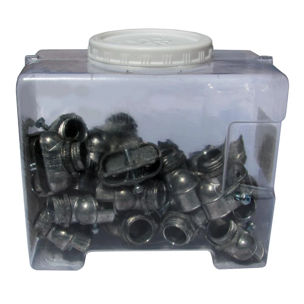 3/8 In. Flexible Metal Conduit (FMC) Duplex Connector (25-Box) 5 3/8 In. Flexible Metal Conduit (FMC) Duplex Connector (25-Box) - Image 5