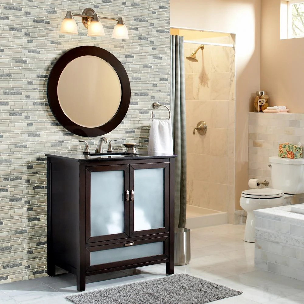 MSI Everest Interlocking 12 In. X 12 In. X 8 Mm Textured Porcelain And Stone Mesh-Mounted Mosaic Tile (1 Sq. Ft.) 2 MSI Everest Interlocking 12 In. X 12 In. X 8 Mm Textured Porcelain And Stone Mesh-Mounted Mosaic Tile (1 Sq. Ft.) - Image 2