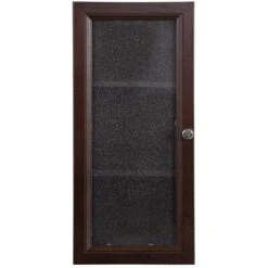 Delridge 13 In. W X 30 In. H Surface-Mount Modular Wall Hutch In Chocolate