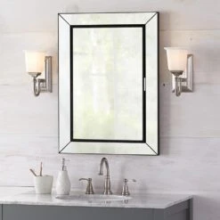 23-1/2 In. W X 33-1/2 In. H Fog Free Framed Recessed Or Surface-Mount Mirror On Mirror Bath Medicine Cabinet In Black -Household Items 3aea544160c2ae320d2759d2fda708c2 1800x1800