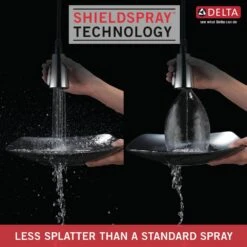 DeLuca Single-Handle Pull-Down Sprayer Kitchen Faucet With ShieldSpray Technology And Soap Dispenser In Stainless 19 DeLuca Single-Handle Pull-Down Sprayer Kitchen Faucet With ShieldSpray Technology And Soap Dispenser In Stainless -Household Items 3d42b7b9f8c769f0cd7fd144faa1d790 1800x1800