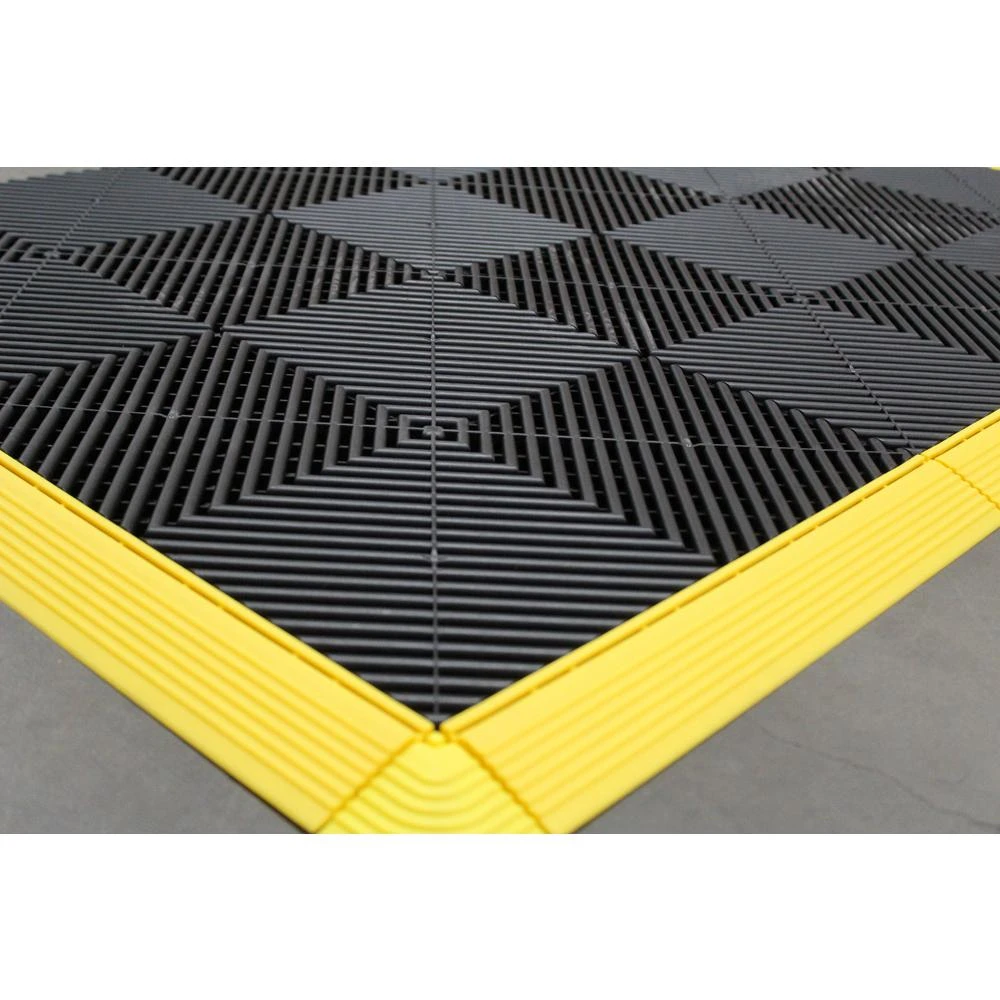 Swisstrax 15.75 In. Artic White Pegged Edging For 15.75 In. Swisstrax Modular Tile Flooring (2-Pack) 3 Swisstrax 15.75 In. Artic White Pegged Edging For 15.75 In. Swisstrax Modular Tile Flooring (2-Pack) - Image 3