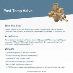 Align Single-Handle 1-Spray Shower Faucet Trim Kit With Valve In Chrome (Valve Included) -Household Items 3fa4f3c2577dbf324e9d7068e030a75d 1800x1800