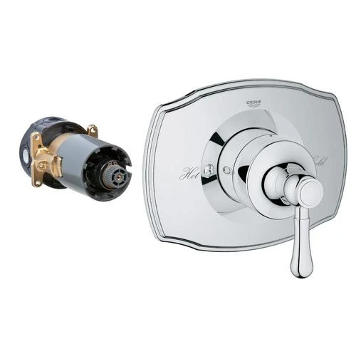 GROHE Chrome Lever Shower Handle 1 GROHE Chrome Lever Shower Handle