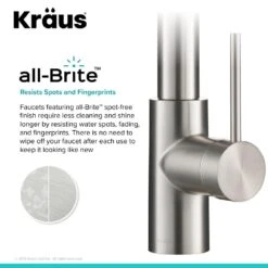 Oletto Single-Handle Pull-Down Sprayer Kitchen Faucet In All-Brite Spot-Free Stainless Steel -Household Items 40a605a5d182e85f4cd4320cc12384eb 1800x1800