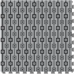 Perfection Floor Tile Geo Collection Astral Gray/Satin 20-in X 20-in Water Resistant Interlocking Luxury Flooring (16.7-sq Ft) -Household Items 42473557 1800x1800