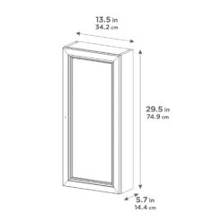 Delridge 13 In. W X 30 In. H Surface-Mount Modular Wall Hutch In Chocolate -Household Items 47113721e7bc55c7348ebc6fd88f85e8 1800x1800