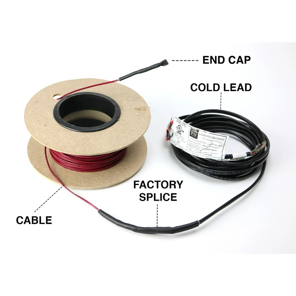 WarmlyYours 595 Ft. Cable System With Touch Screen Thermostat 2 WarmlyYours 595 Ft. Cable System With Touch Screen Thermostat - Image 2