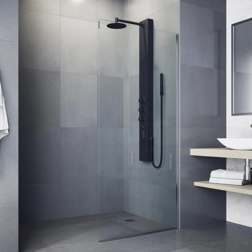 Elling-Ton 59 In. 4-Jet High Pressure Shower System With Fixed Rainhead And Handheld Dual Shower In Matte Black 9 Elling-Ton 59 In. 4-Jet High Pressure Shower System With Fixed Rainhead And Handheld Dual Shower In Matte Black - Image 9