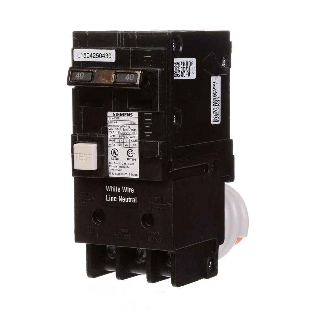 50 Amp Double Pole Type QPF GFCI Circuit Breaker 5 50 Amp Double Pole Type QPF GFCI Circuit Breaker - Image 5