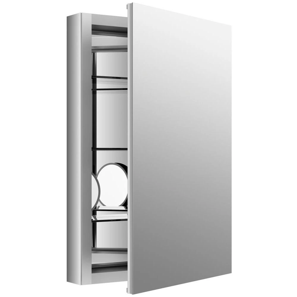 Verdera 24 In. W X 30 In. H Recessed Medicine Cabinet In Anodized Aluminum 16 Verdera 24 In. W X 30 In. H Recessed Medicine Cabinet In Anodized Aluminum - Image 16