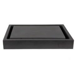 Eden Bath Rectangular Infinity Pool Sink In Lava Stone