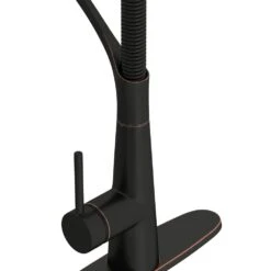 Brenner Commercial Style Single-Handle Pull-Down Sprayer Kitchen Faucet In Oil Rubbed Bronze Finish -Household Items 593f725475e19a1f81d3d47b644ad336 1800x1800