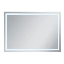 Timeless Home 36 In. H X 72 In. W Single Contemporary Rectangular Aluminum Lighted LED Mirror In Silver(Color Changing) -Household Items 596a5693d4e9a15df92b76293a3da4f6 1800x1800