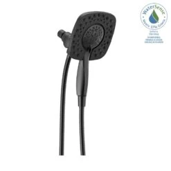 In2ition Two-in-One 4-Spray 6 In. Dual Wall Mount Fixed And Handheld Shower Head In Matte Black -Household Items 5c9a7f70325cc794296d62d098575b2a 1800x1800