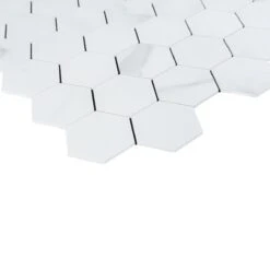 Bond Tile Easy Luxe Hex Calacatta 11.61 In. X 11.81 In. SPC Peel And Stick Tile (0.95 Sq. Ft. / Sheet) -Household Items 620c47f4 338e 4a62 ad7d 59d40c2f3ef8.5dc2b83285f32ba08c5a5334ac02c131 1800x1800