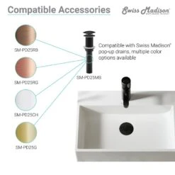 Swiss Madison Concorde 24 In. Rectangle Ceramic Vessel Sink -Household Items 63398896fe86cf68674e5db8027d1b27 1ddef7b7 36fb 4411 9d96 033bfaec2ac6 1800x1800