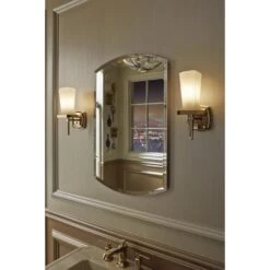 KOHLER Archer 20-in X 31-in Arched Surface/Recessed Mirrored Medicine Cabinet -Household Items 650531525512 04464970 1800x1800