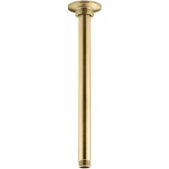 KOHLER Vibrant Moderne Brushed Gold Shower Arm And Flange