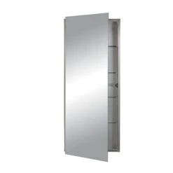 Jensen Illusion 15-in X 36-in Rectangle Recessed Mirrored Medicine Cabinet