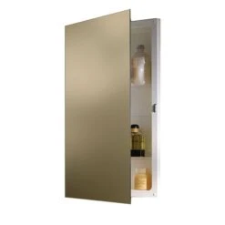 Jensen Focus 16-in X 26-in Rectangle Recessed Mirrored Medicine Cabinet
