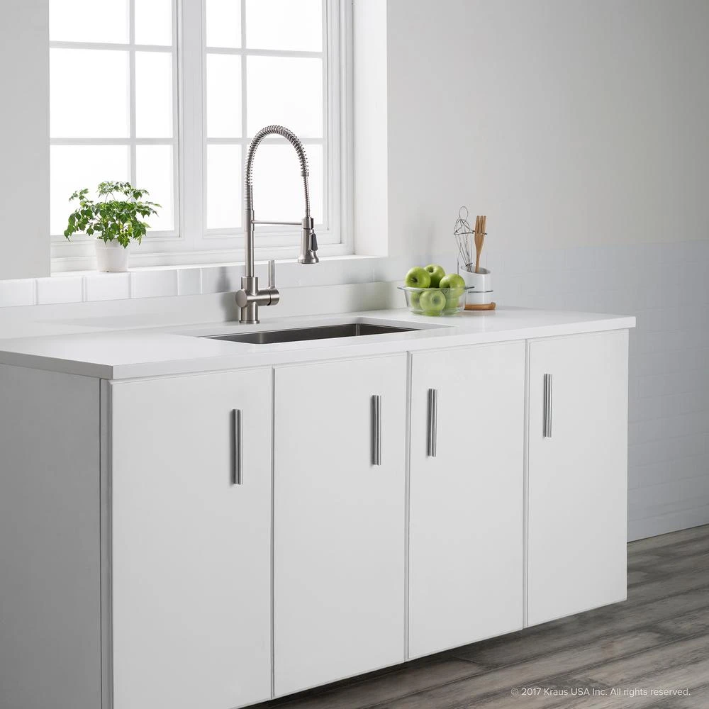 Britt Single Handle Commercial Kitchen Faucet With Dual Function Sprayhead In All-Brite Spot Free Stainless Steel Finish 13 Britt Single Handle Commercial Kitchen Faucet With Dual Function Sprayhead In All-Brite Spot Free Stainless Steel Finish - Image 13