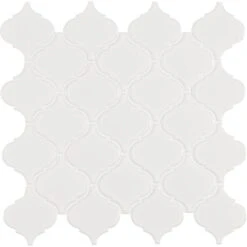 MSI Retro Bianco Arabesque 10.63 In. X 8.84 In. X 6mm Matte Porcelain Mesh-Mounted Mosaic Tile (10.95 Sq. Ft. / Case) -Household Items 696d87f65cce501fbc6e2048ead9838a 1800x1800
