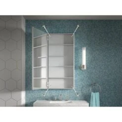Maxstow 20 In. X 40 In. Frameless Surface-Mount Aluminum Medicine Cabinet 23 Maxstow 20 In. X 40 In. Frameless Surface-Mount Aluminum Medicine Cabinet -Household Items 6c7c5cef352de906f98986d875a48989 1800x1800