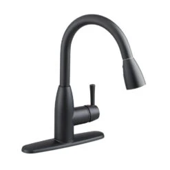 Fairbury Single-Handle Pull-Down Sprayer Kitchen Faucet In Stainless Steel -Household Items 718a01703a9b43a7f81a482c9607f6b0 1800x1800