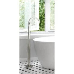 Valspar Jacuzzi PRIMO 1-Handle Freestanding Bathtub Faucet With Hand Shower (Valve Included)
