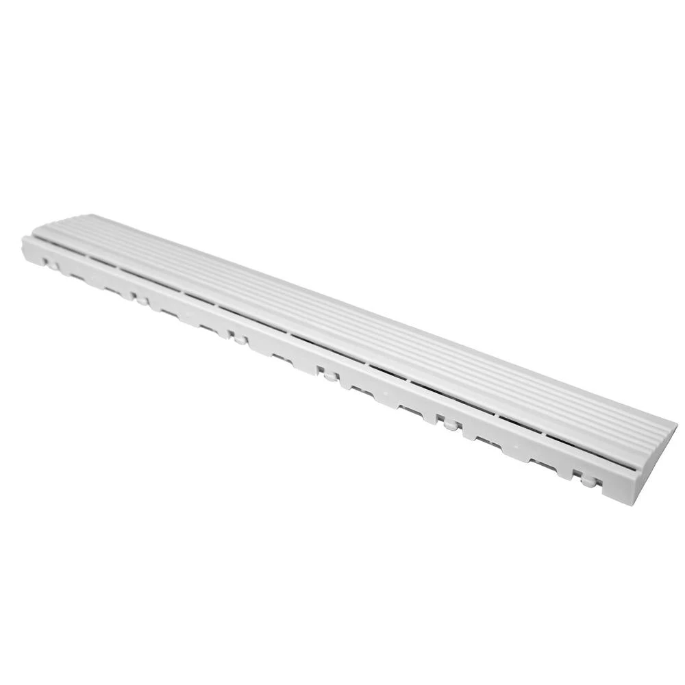 Swisstrax 15.75 In. Artic White Pegged Edging For 15.75 In. Swisstrax Modular Tile Flooring (2-Pack) 1 Swisstrax 15.75 In. Artic White Pegged Edging For 15.75 In. Swisstrax Modular Tile Flooring (2-Pack)