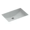 Swan Contour Undermount Bathroom Sink In Tahiti Gray