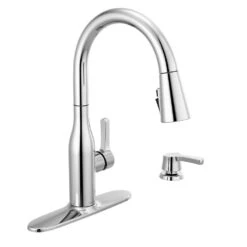 Marca Single-Handle Pull-Down Sprayer Kitchen Faucet With ShieldSpray Technology In Champagne Bronze -Household Items 77c95649b7a8282c68b335cf0ce0abfb 1800x1800